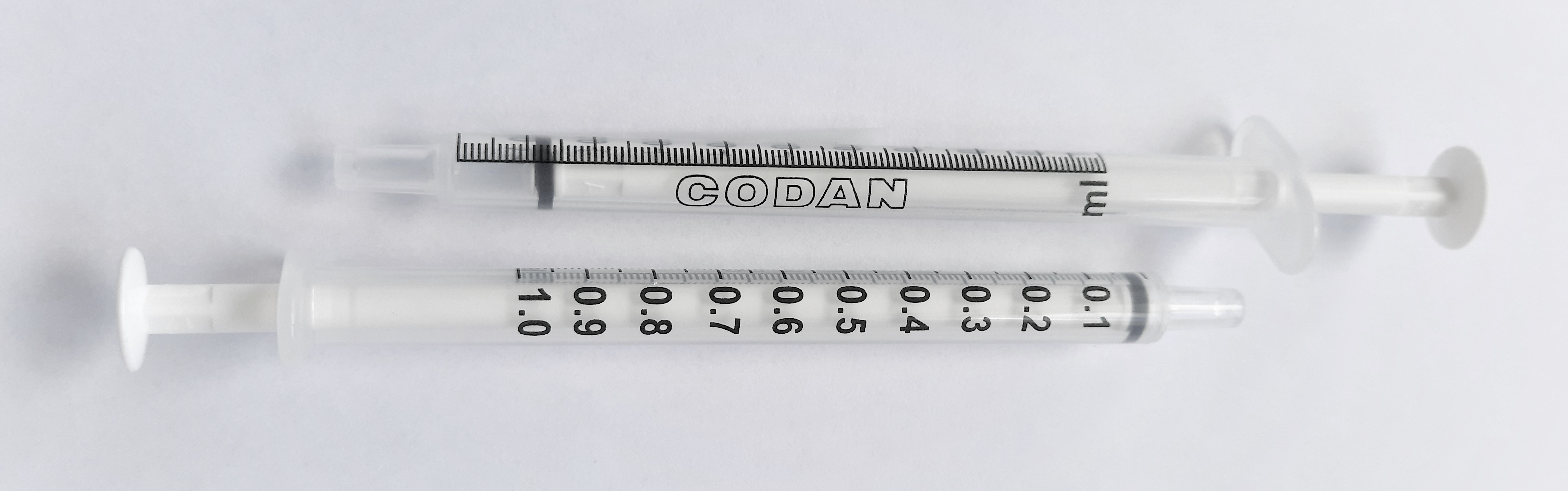 Codan seringues 2ml embout Luer concentrique stérile gradué 0,1ml